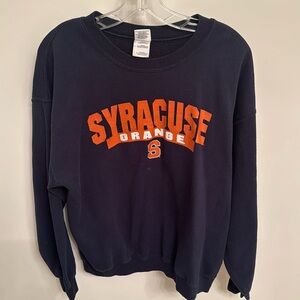 Syracuse Orange navy crew neck sweatshirt
